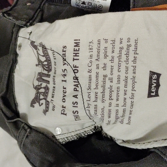 Levi's 511 men's size W29 L32 slim fit gray jeans - Picture 6 of 6